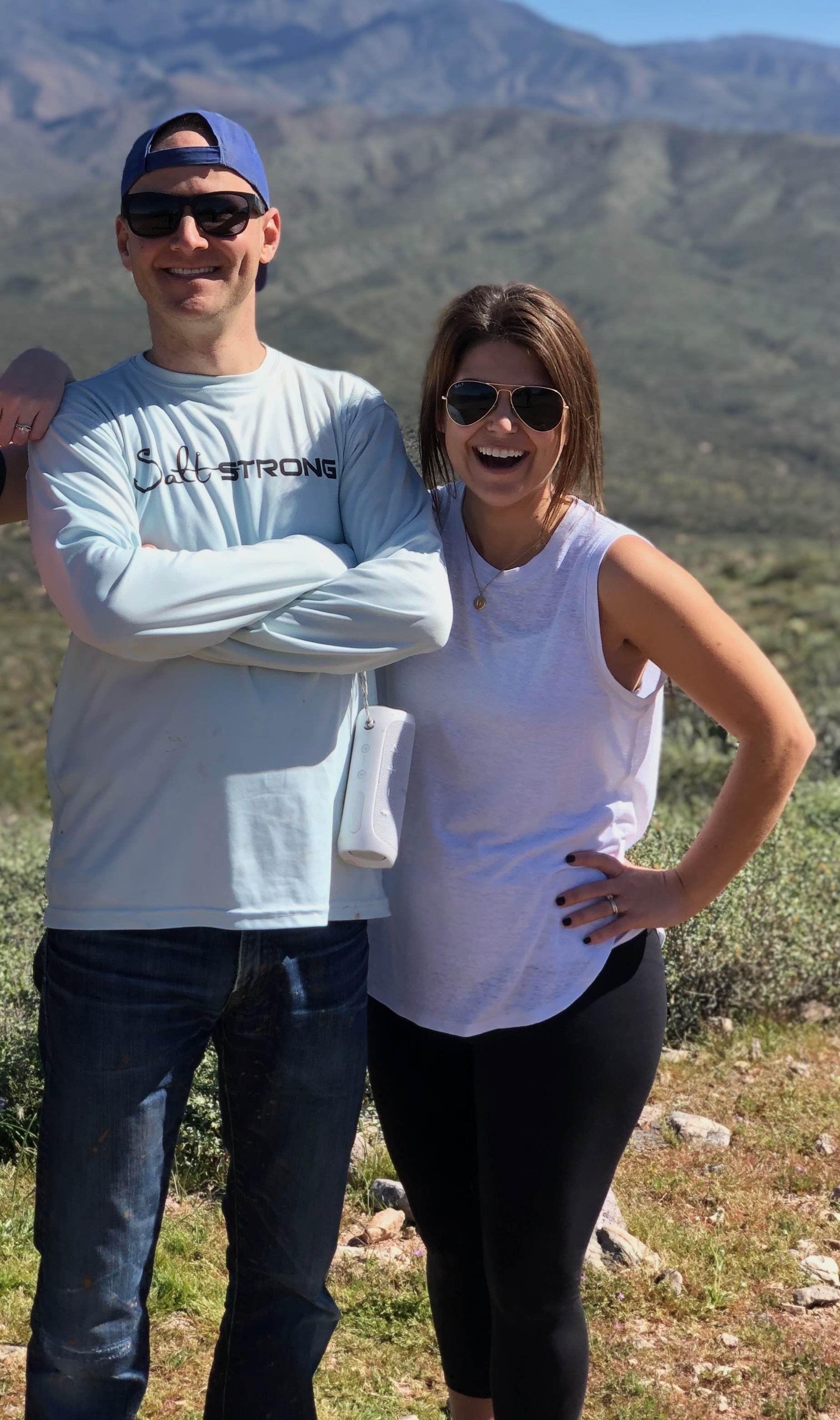 Dave Hooke and Drue — early days